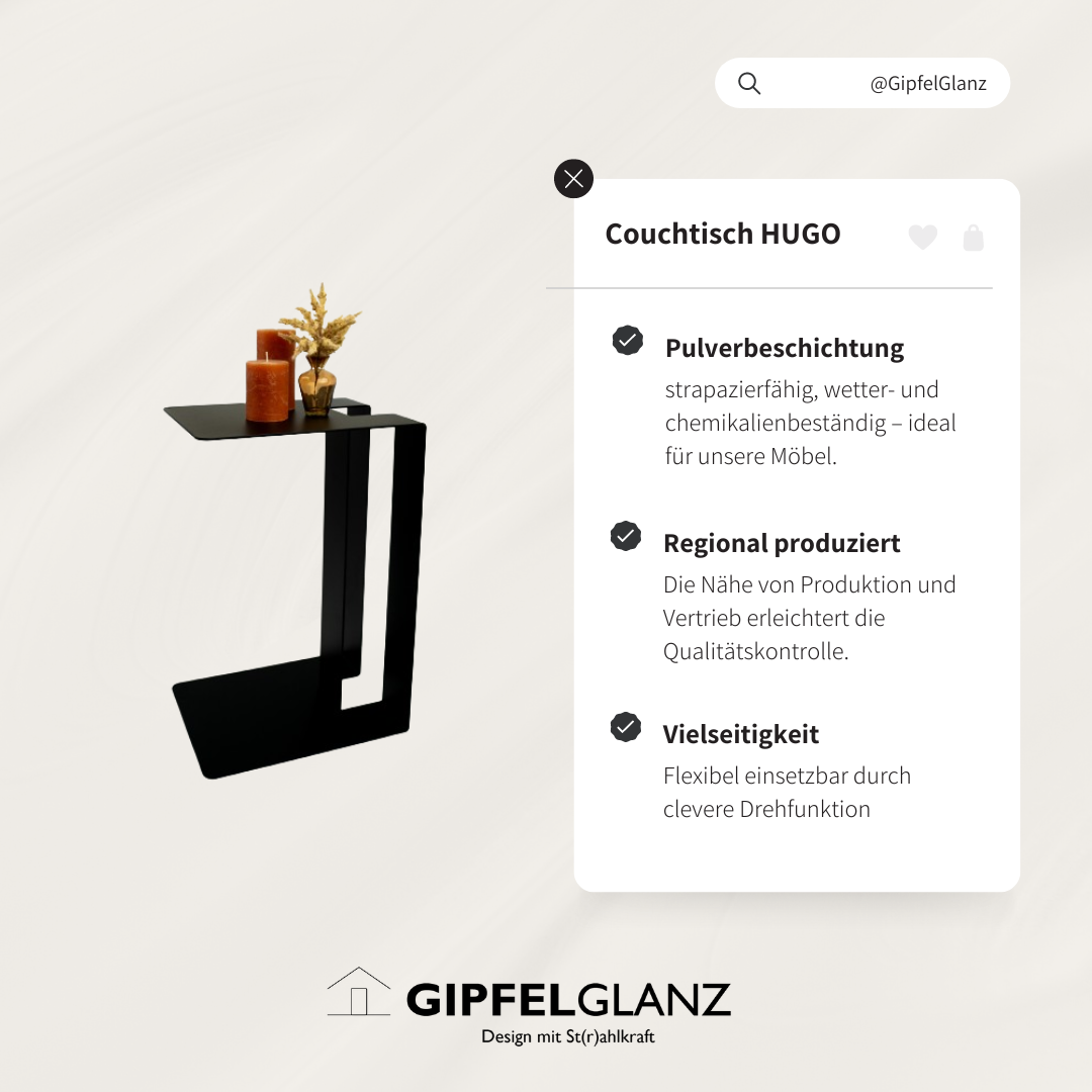 Couchtisch HUGO